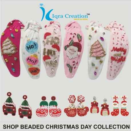 Iqra-Creation Christmas Beaded Jewelry for Women