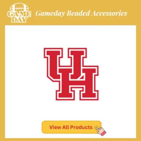 Iqra-Creation University of Houston Beaded Jewelry for Women